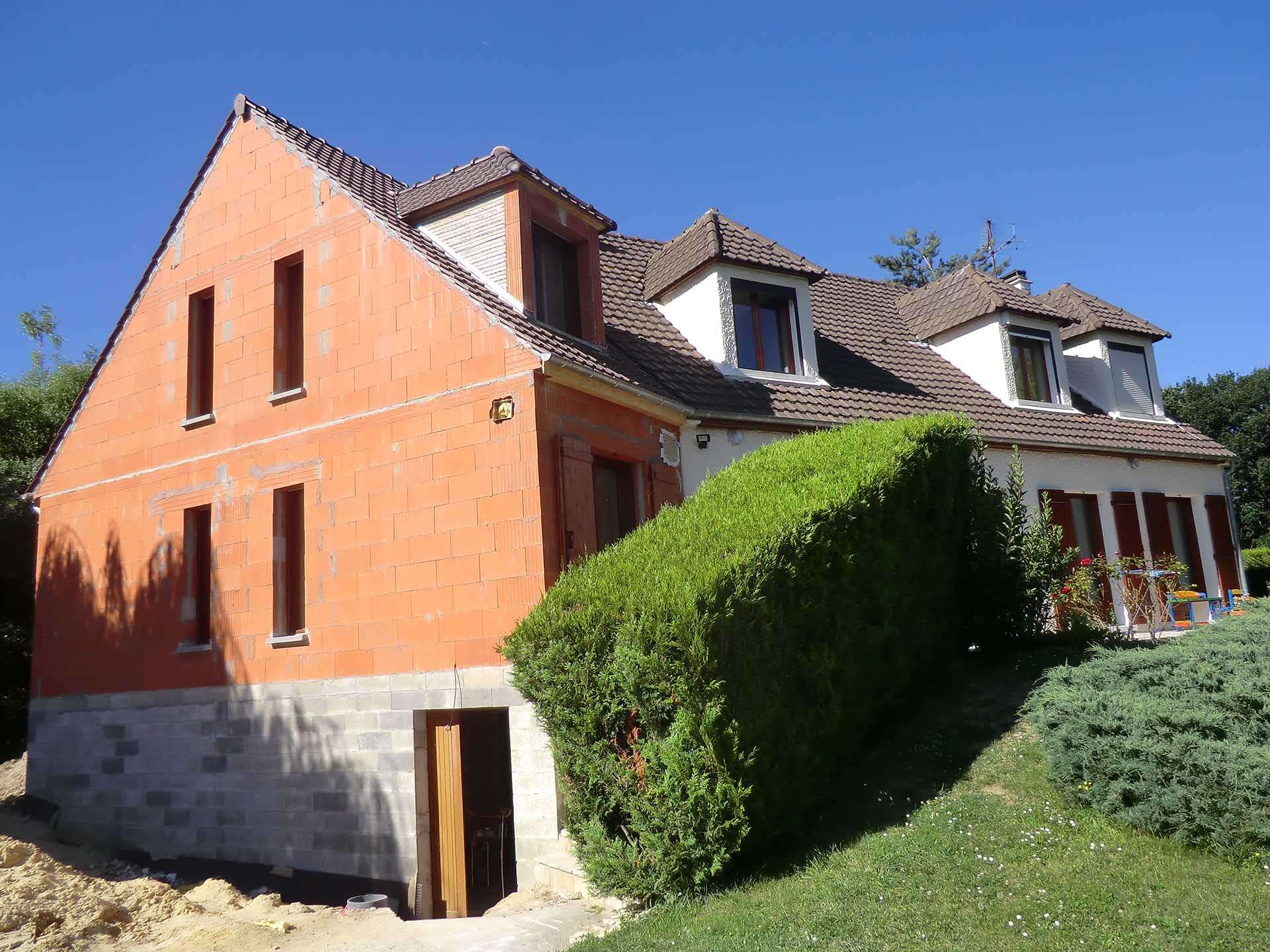 Extension d’une maison individuelle traditionnelle