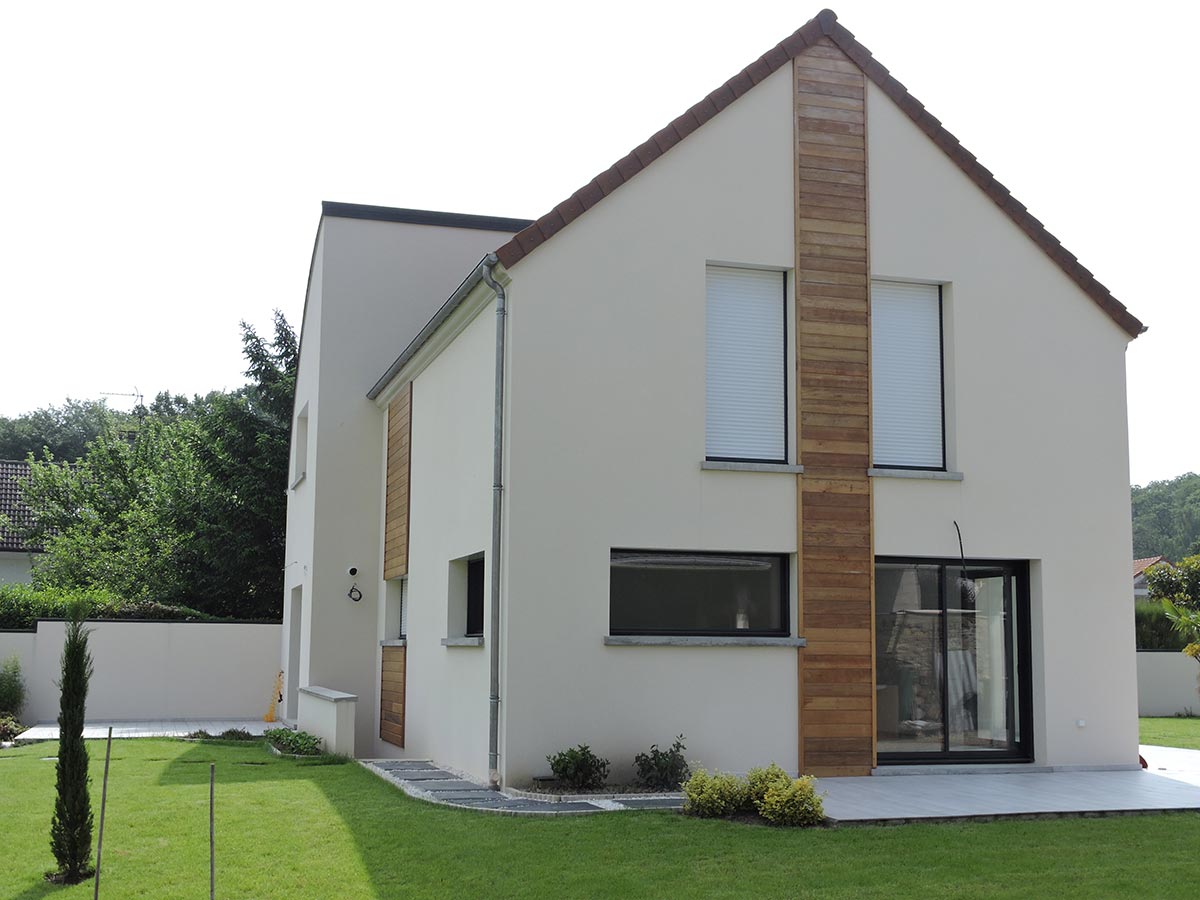 Construction maison contemporaine en Essonne