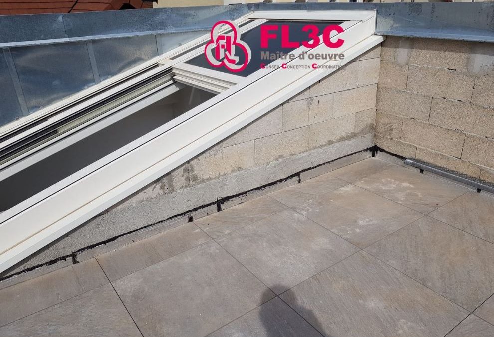 Verrière d’accès toit terrasse accessible, Val de Marne 94